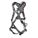 [10194873] Arnés V-FIT estándar, con anillas en D para espalda y cadera, correas de piernas de conexión rápida y acolchado para hombros