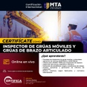 [CAP101] CURSO INSPECTOR DE GRÚAS MÓVILES Y GRÚAS DE BRAZO ARTICULADO