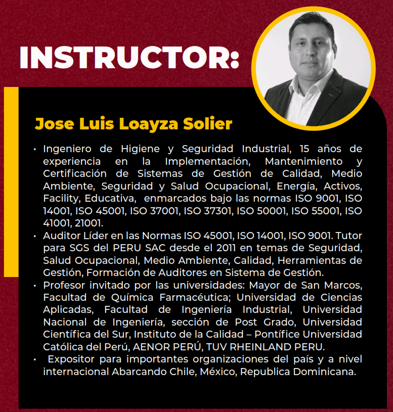 Curso de Interpretación y Auditor Interno en Sistemas Integrados de Gestión