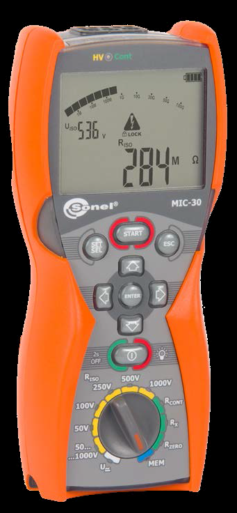 MIC-30 Medidor de resistencia de aislamiento