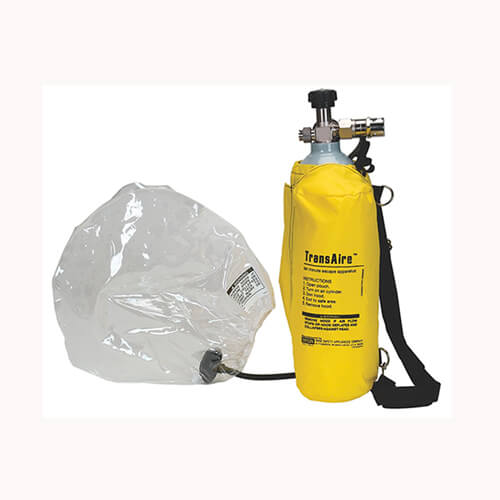 [10008293] EQUIPO DE ESCAPE AIRE COMPRIMIDO 10 MINUTOS TRANSAIRE