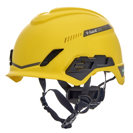 [10194787] CASCO V-GARD H1 VENTILADO, CON FAS-TRAC III PIVOT AMARILLO