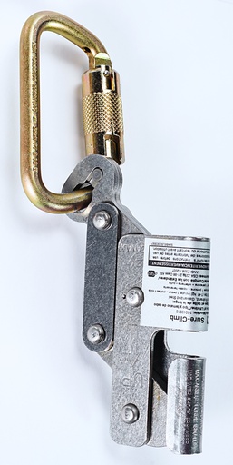 [10040010] SUJETADOR (DESLIZADOR) DE CABLE SURE- CLIMB, CON CARABINERO