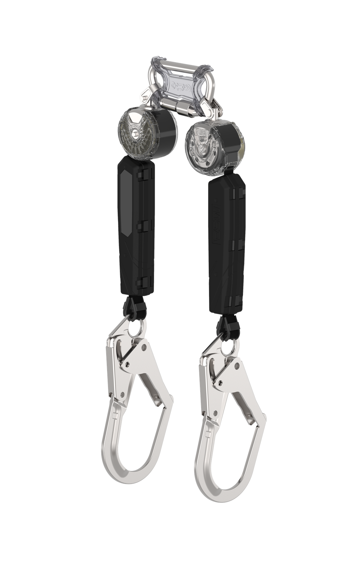 [VTOHW-012-RF A] V-TEC WEB PFL, 6', dos brazos, gancho pequeño de 36CL, mosquetón de aluminio de triple acción con eslabón doble (arriba)