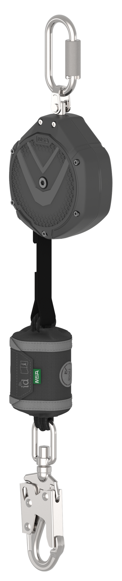 [VSOHW-031-NE-A] V-SHOCK PFL, 10', una sola pierna, gancho giratorio 36CS, mosquetón de acero (superior)