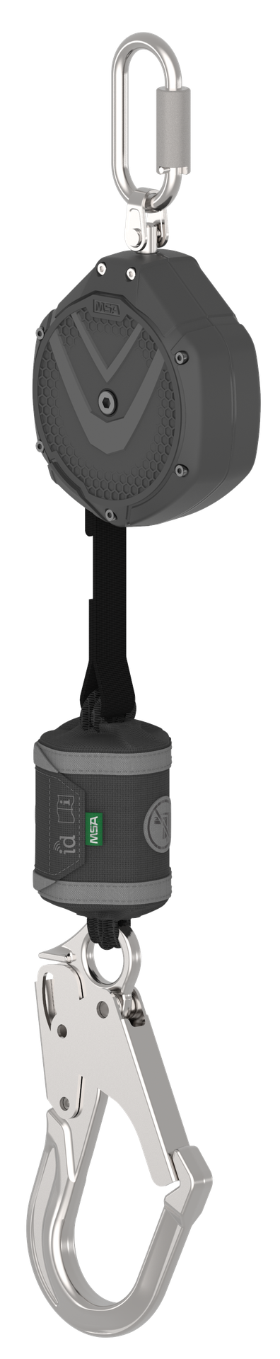 [VSOHW-031-NA-A] RETRÁCTIL PFL V-SHOCK DE 3 MTS, CINTA, GANCHO CHICO DE 2 PIERNAS