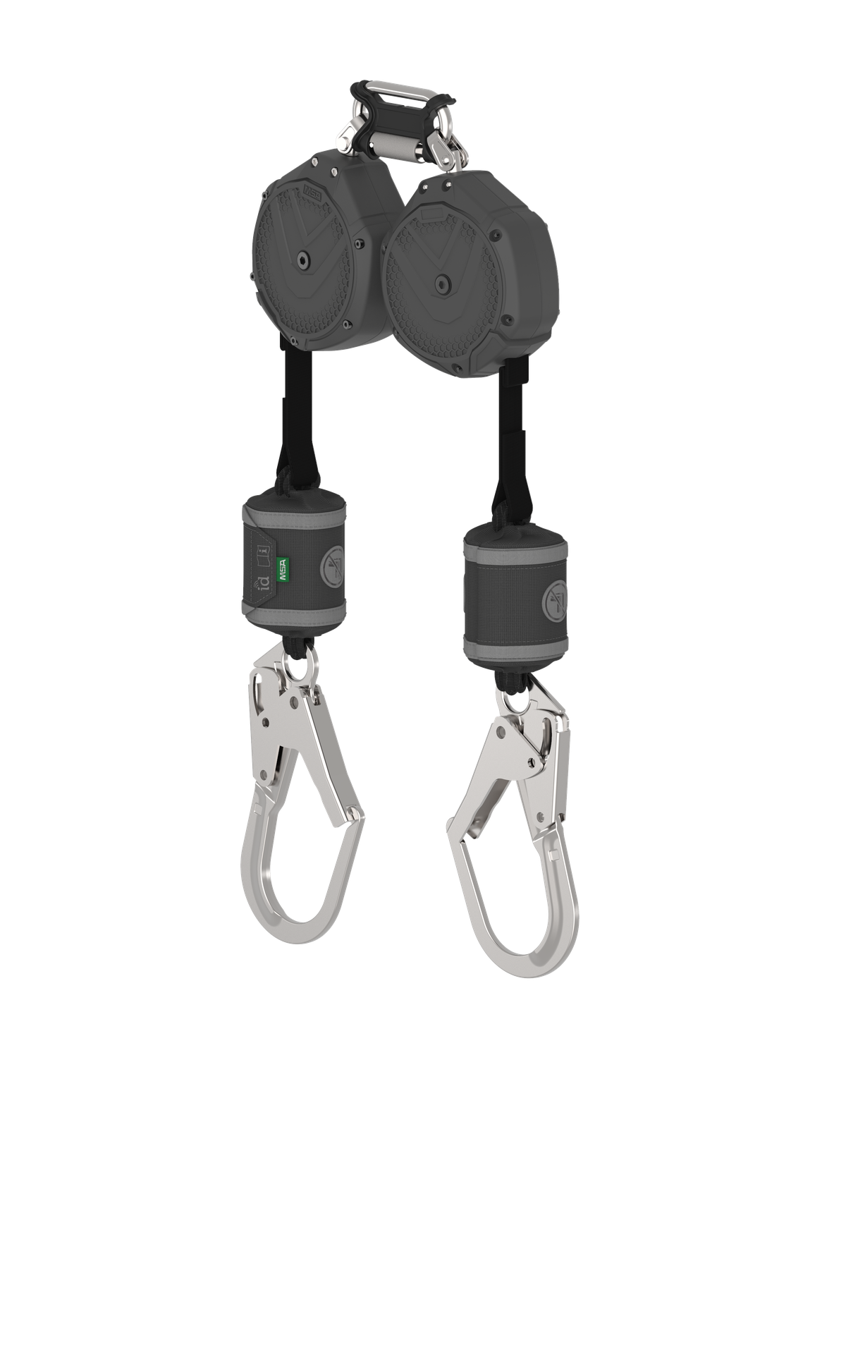 [VSOHW-032-QF-A] V-SHOCK PFL, 10', dos brazos, gancho de seguridad 36CL, mosquetón doble de triple acción (superior)