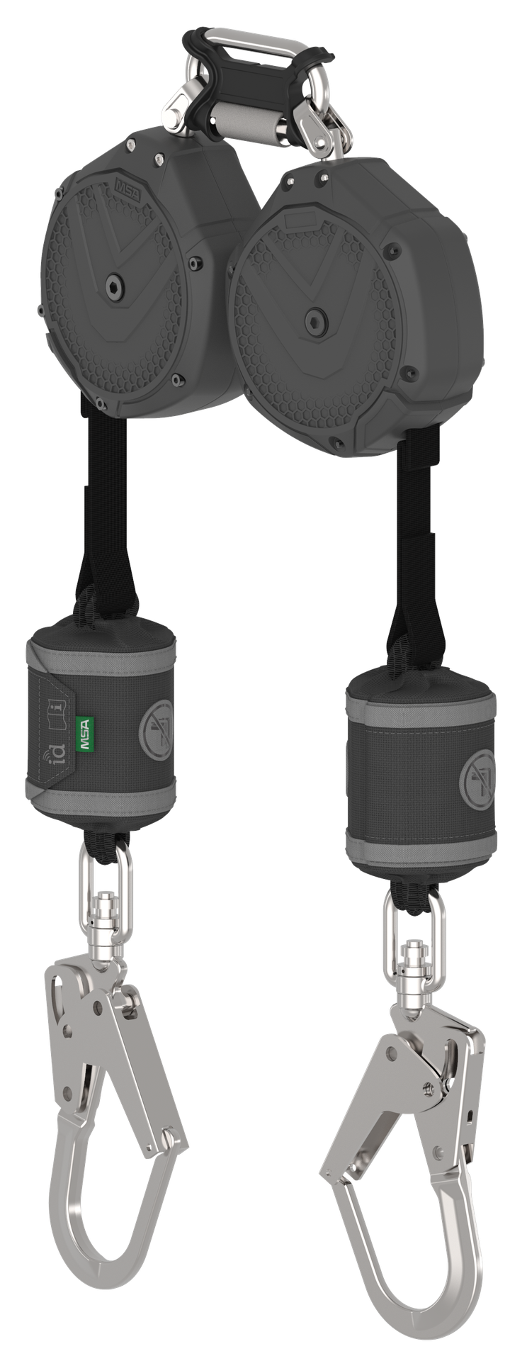 [VSOHW-032-QH-A] RETRÁCTIL PFL V-SHOCK EDGE DE 1.8 MTS, CINTA, GANCHO CHICO CONECTOR TIPO PIN