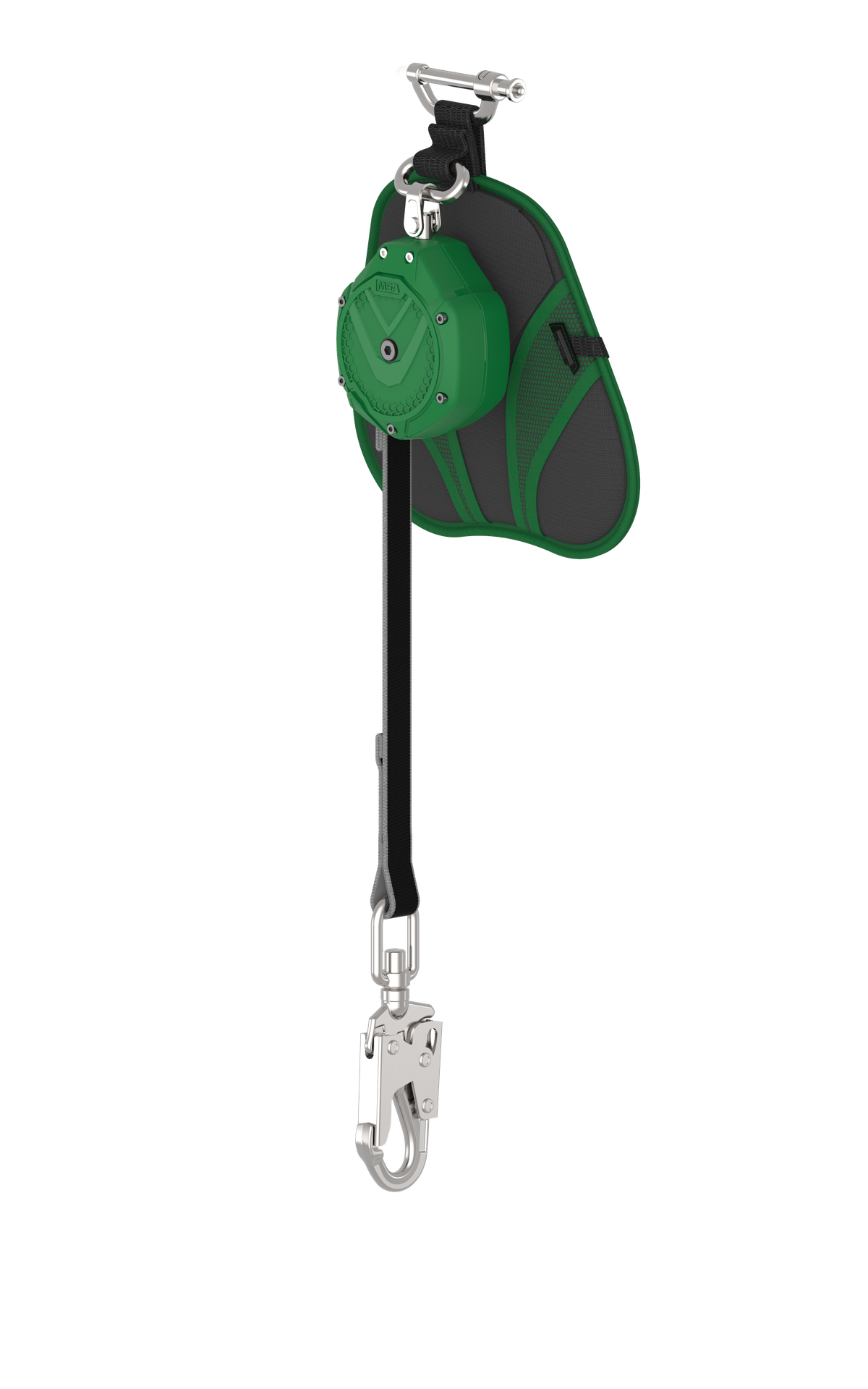 [VSLEW-011-PE-A] V-SHOCK EDGE, Leading Edge PFL, 6', una sola pierna, gancho giratorio 36CS, conector de pasador (superior), ANSI Z359.14