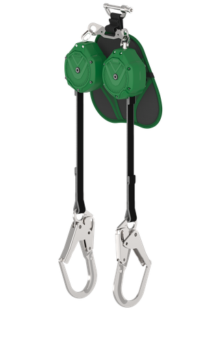 [VSLEW-012-PF-A] V-SHOCK EDGE, Leading Edge PFL, 6', dos patas, ganchos de seguridad grandes de acero 36CL, conector de pasador