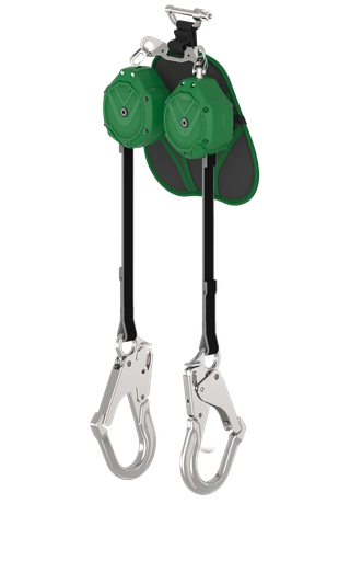 [VSLEW-012-PA-A] V-SHOCK EDGE, Leading Edge PFL, 6', dos patas, ganchos de seguridad grandes de aluminio AL36CL, conector de pasador