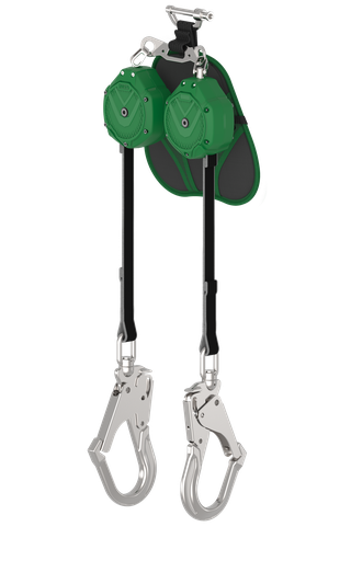 [VSLEW-012-PH-A] V-SHOCK EDGE, Leading Edge PFL, 6', dos patas, ganchos giratorios de aluminio AL36CL grandes, conector de pasador (superior)