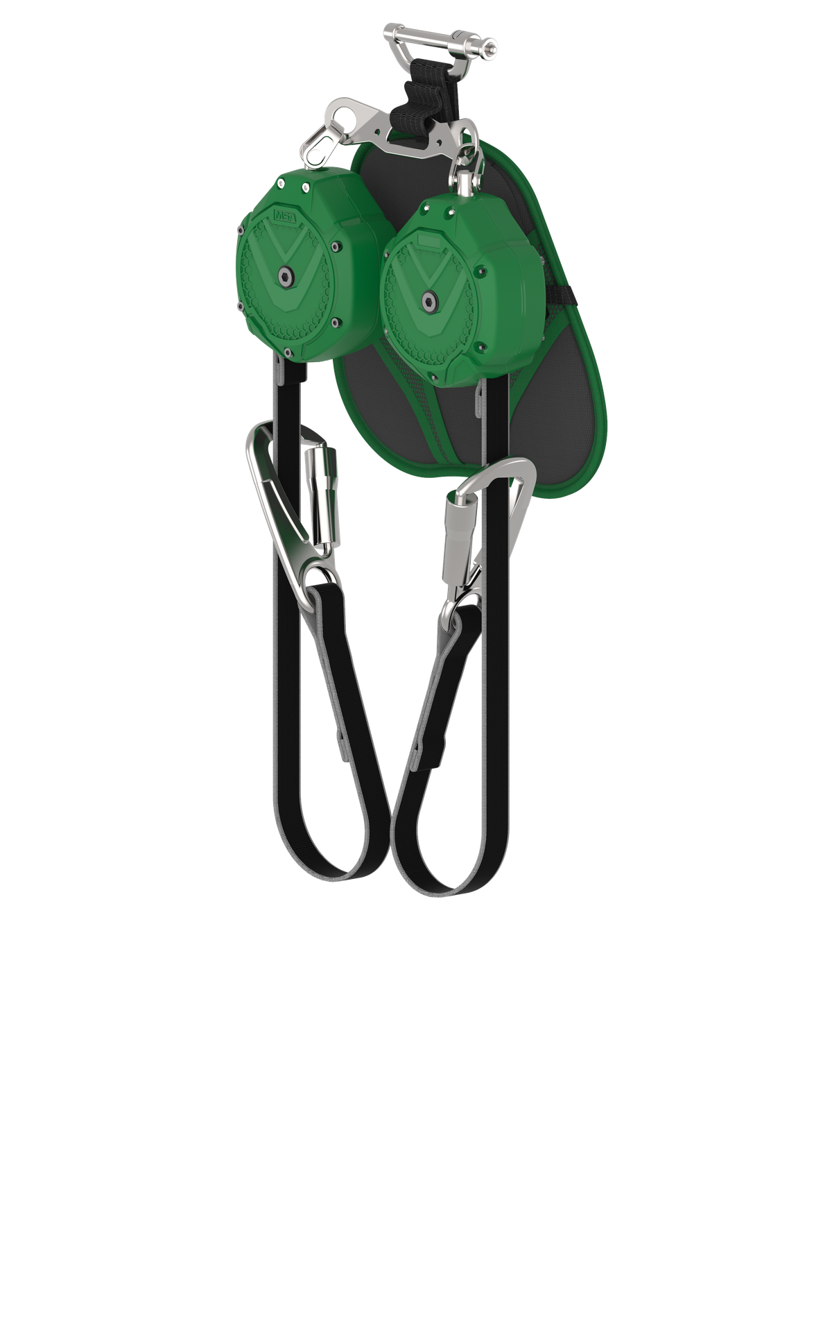 [VSLEW-012-PJ-A-TB] V-SHOCK EDGE, PFL de borde de ataque, 6', dos brazos, amarre, ganchos a presión FP5K, conector de pasador (superior)