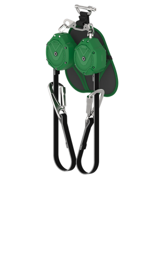 [VSLEW-012-PJ-A-TB] V-SHOCK EDGE, PFL de borde de ataque, 6', dos brazos, amarre, ganchos a presión FP5K, conector de pasador (superior)