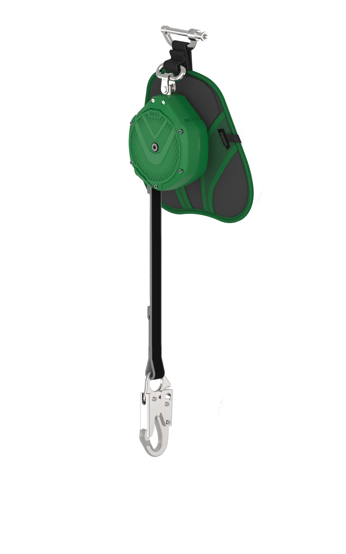 [VSLEW-031-PB-A] V-SHOCK EDGE, PFL de borde de ataque, 10', una sola pierna, gancho a presión 36C, conector de pasador (superior)