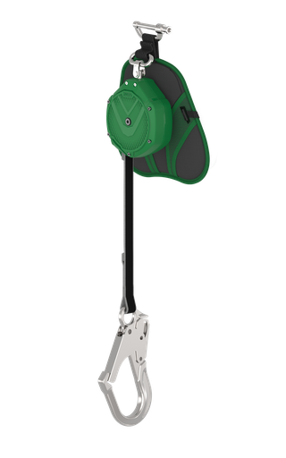 [VSLEW-031-PA-A] V-SHOCK EDGE, Leading Edge PFL, 10', una sola pierna, gancho de seguridad grande de aluminio AL36CL, conector de pasador (superior), ANSI Z359.14