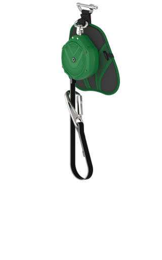 [VSLEW-031-PJ-A-TB] V-SHOCK EDGE, PFL de borde de ataque, 10', una sola pierna, amarre, gancho a presión FP5K, conector de pasador (superior), OSHA