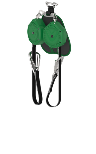 [VSLEW-032-PJ-A-TB] RETRÁCTIL PFL V-SHOCK EDGE DE 3 MTS, CINTA, FP5K AUTOANCLAJE DE 2 PIERNAS