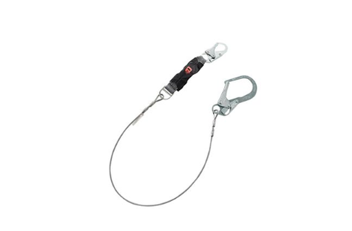 [10199016] Línea de Vida de energía fijo de una sola pierna con cable de soldadura Serie V, 6', ganchos a presión grandes 36CL, ANSI Z359.13-2013