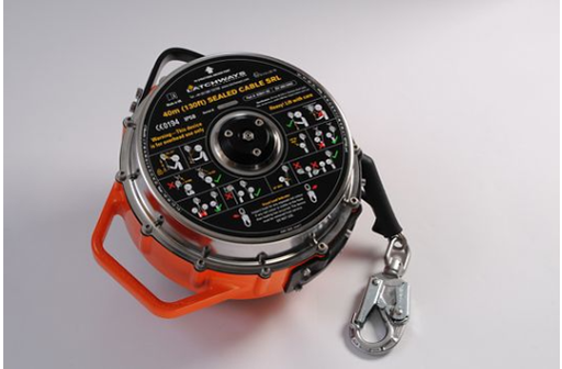 [62841-00US] RETRÁCTIL LATCHWAYS SELLADA IP 69K - ATEX ACERO INOXIDABLE  40 METROS (130 FT)