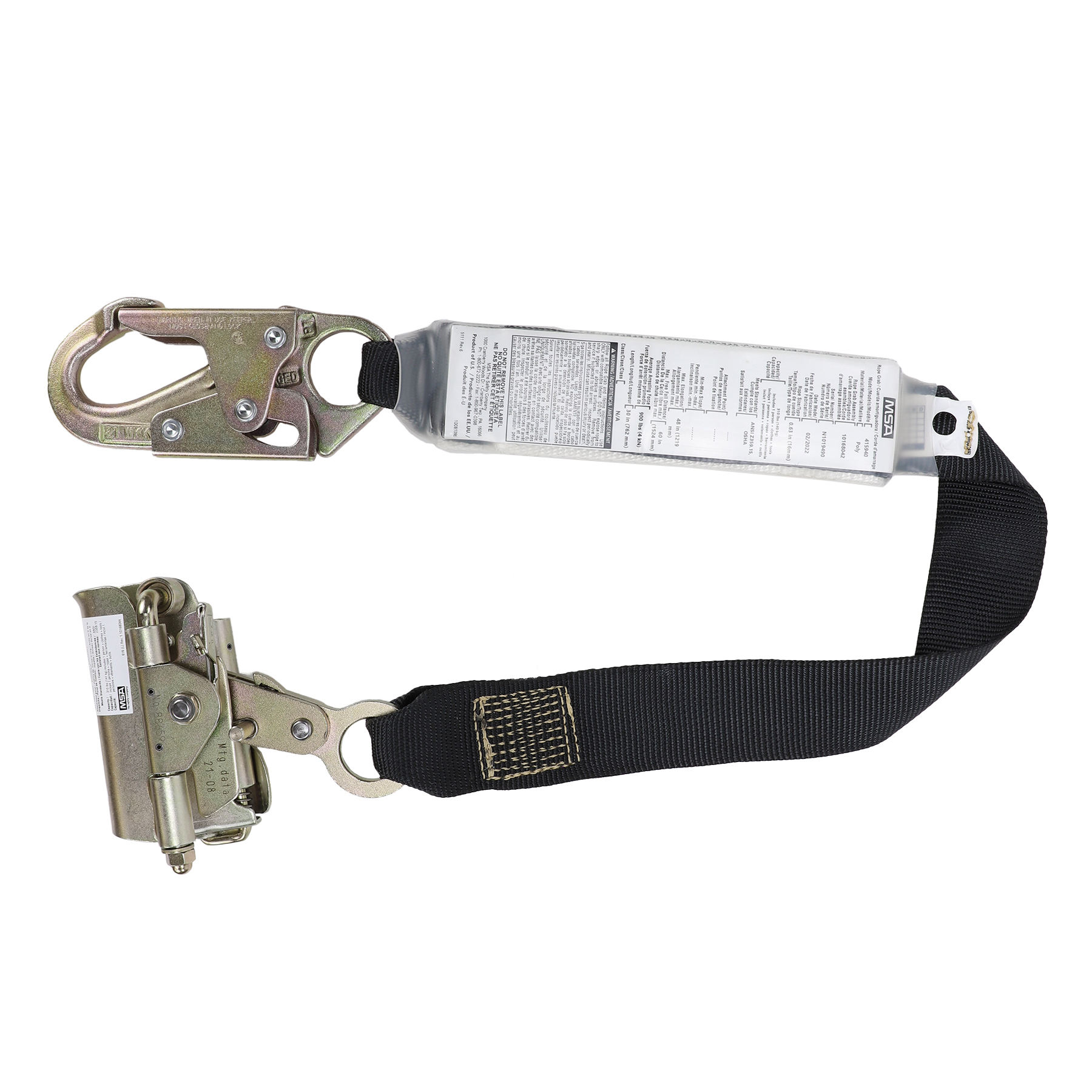 [415940] LÍNEA DE VIDA VERTICAL SURE-CLIMB, PERMANENTE, CABLE 50´ PARA ESCALERAS