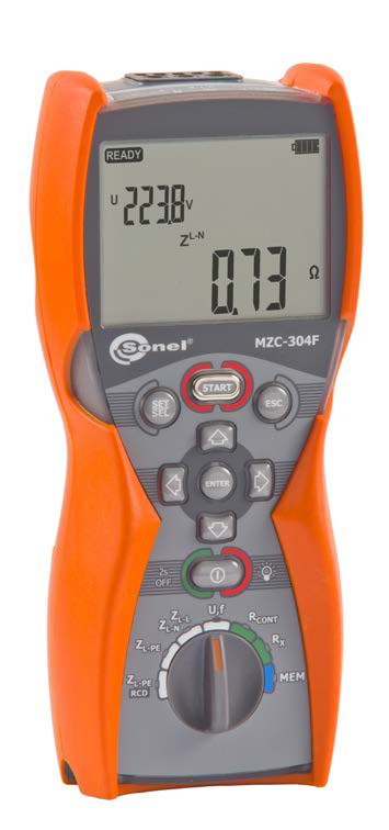 [WMGBMZC304F] MZC-304F Medidor de la impedancia del bucle de cortocircuito