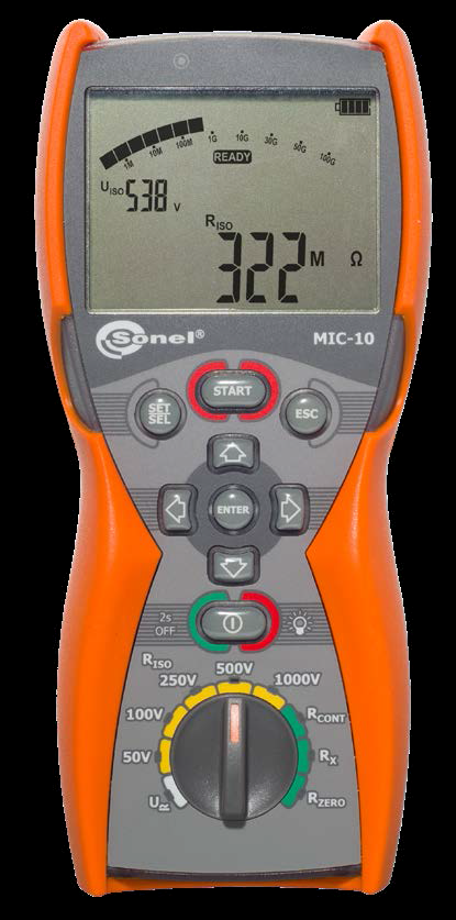 [WMGBMIC10] MIC-10 Medidor de resistencia de aislamiento