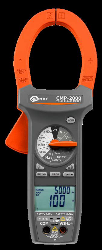 [WMGBCMP200] CMP-200 Pinza digital de CA para medir corrientes de fuga