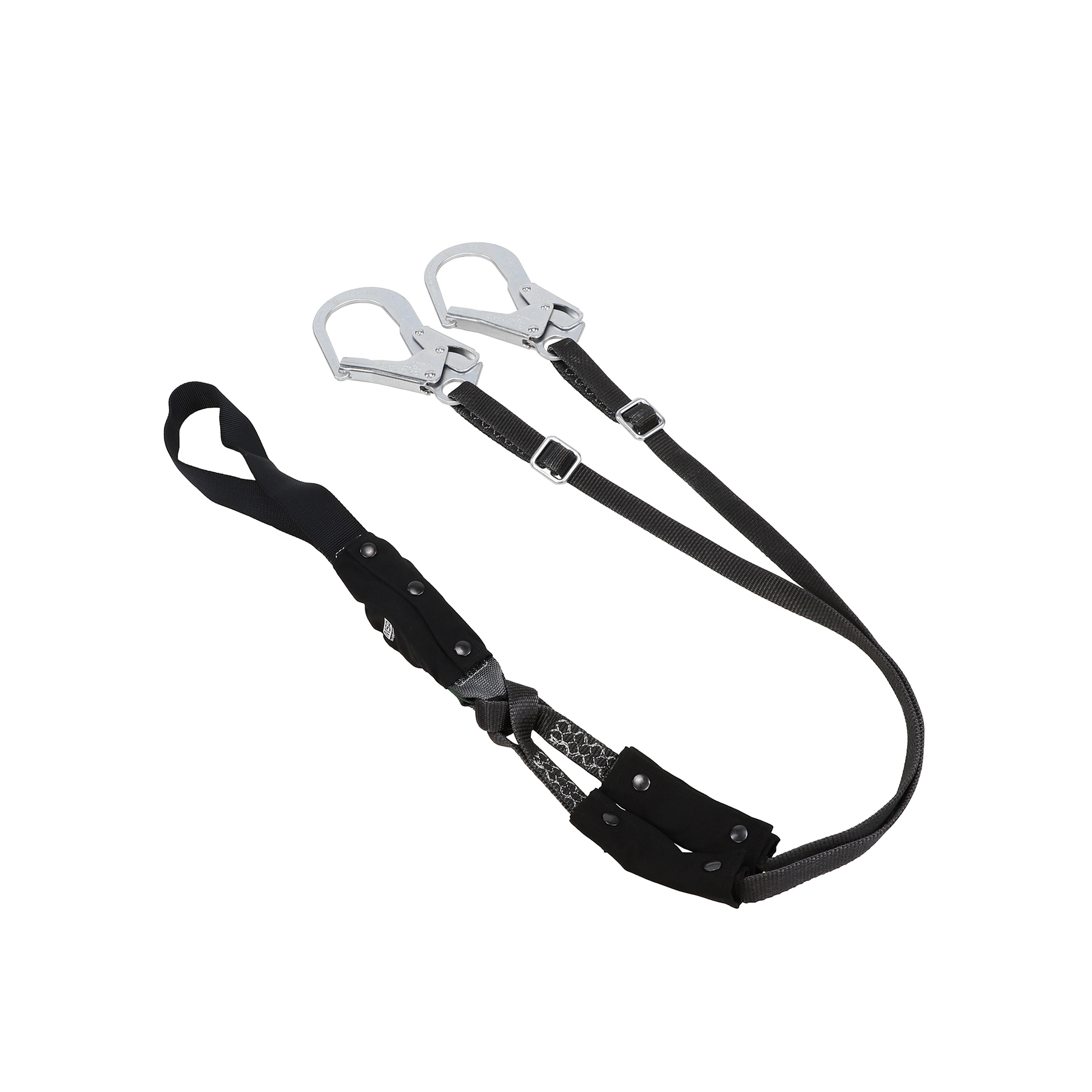 [VTOHW-012-RF-A] V-TEC WEB PFL, 6', dos brazos, gancho pequeño de 36CL, mosquetón de aluminio de triple acción con eslabón doble (arriba)