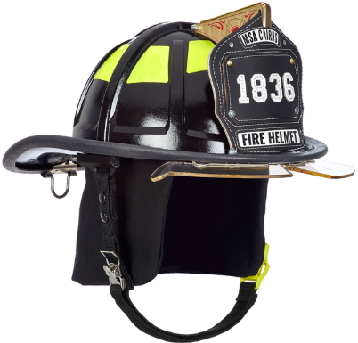 [10247318] CASCOS CAIRNS 1836 PARA BOMBERO ESTRUCTURAL NEGRO // Visor Bourke NFPA