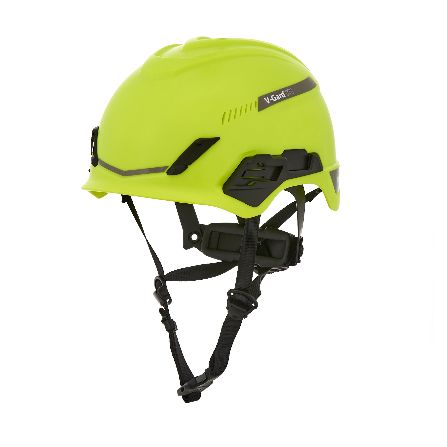[10194788] CASCO V-GARD H1 VENTILADO, CON FAS-TRAC III PIVOT AMARILLO HI-VIZ